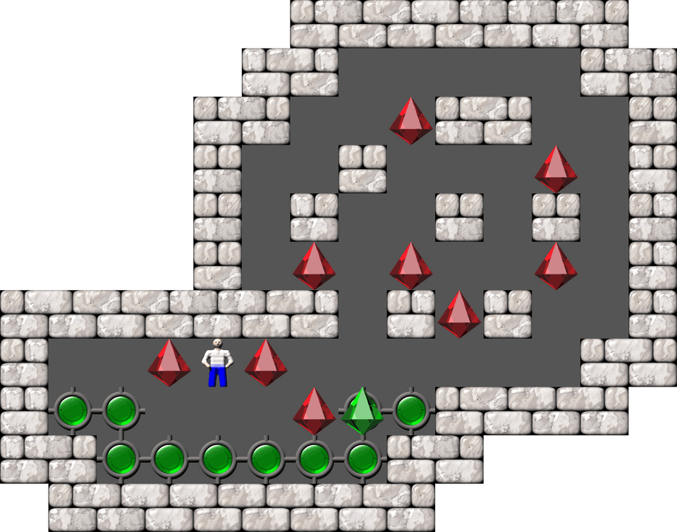 Сокобан Thinking Rabbit Arranged уровень 220